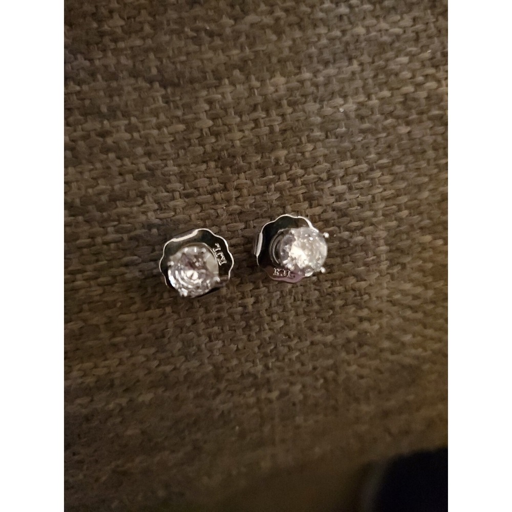 CZ Earrings By Kenneth Jay Lane ‎ 2CTTW CZ Studs